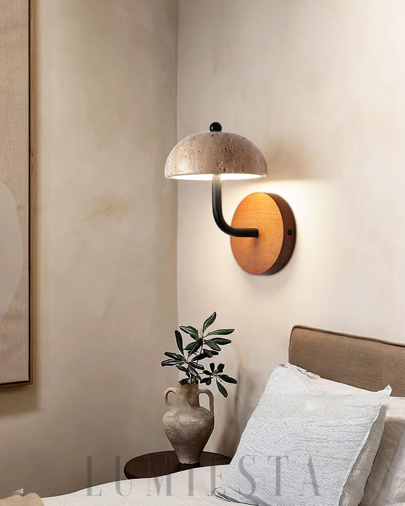 Lampa ścienna Reverse Travertine w stylu nowoczesnym 15cm