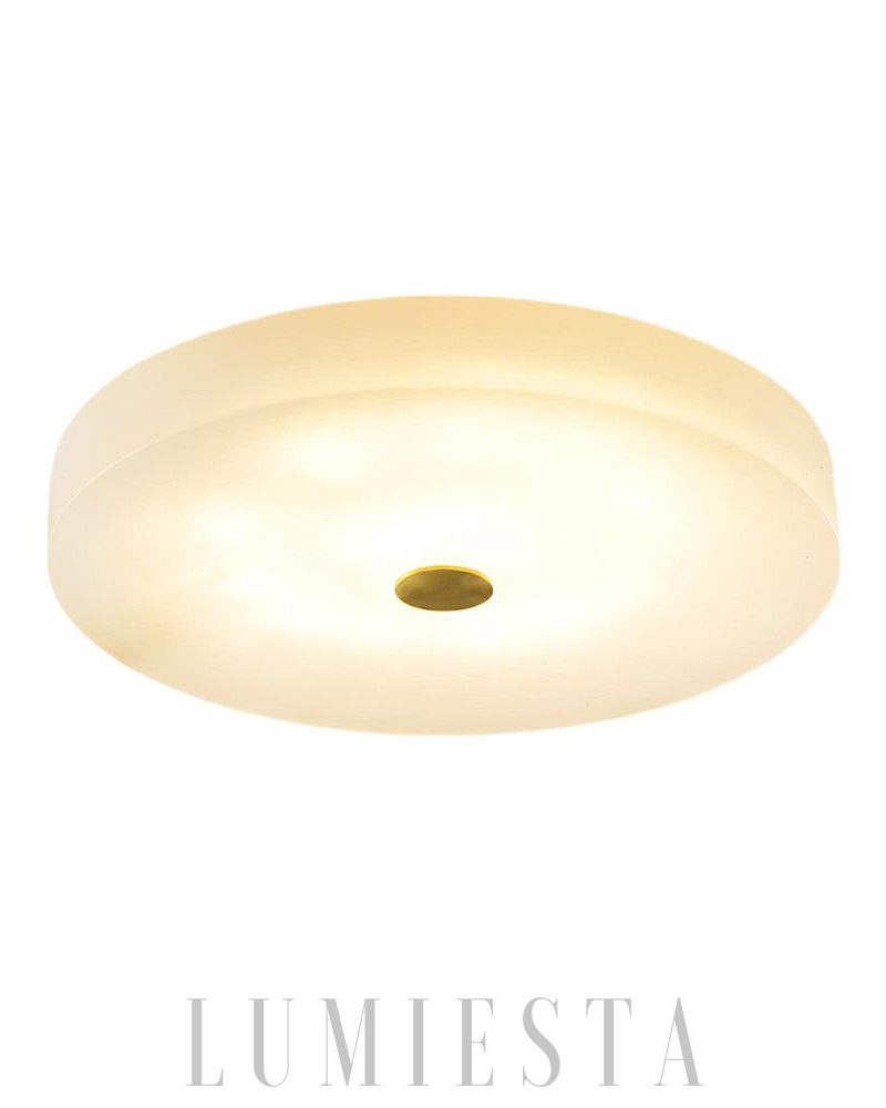 Lampa sufitowa Round Sophie z alabastru w stylu nowoczesnym