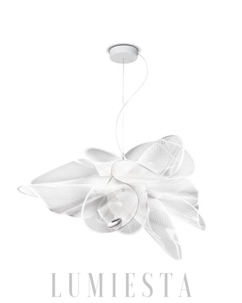 Lampa wisząca Mesh Cloud przezroczysta stylowa elegancja