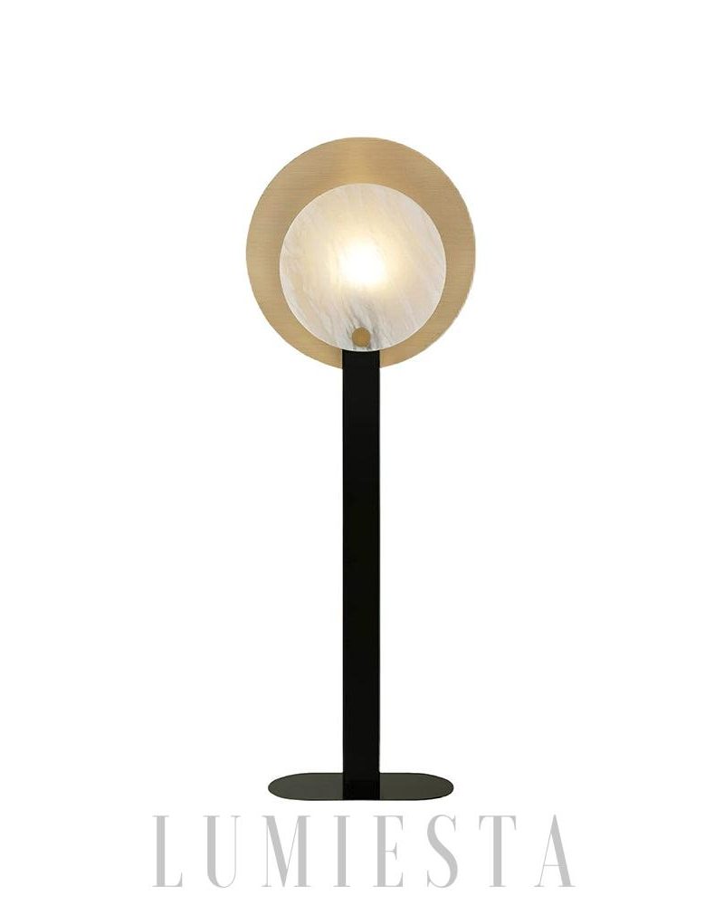 Lampa podłogowa Alabaster Altai w stylu nowoczesnym 50cm 140cm
