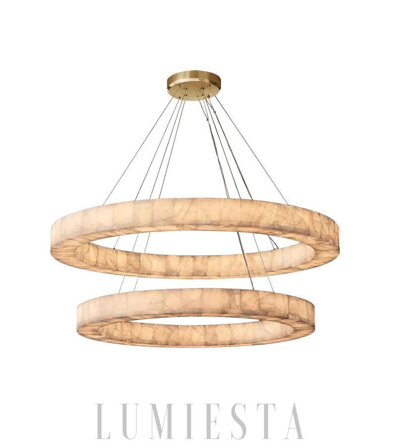 Lampa wisząca Rivage okrągła w stylu minimalistycznym 40cm 50cm 60cm