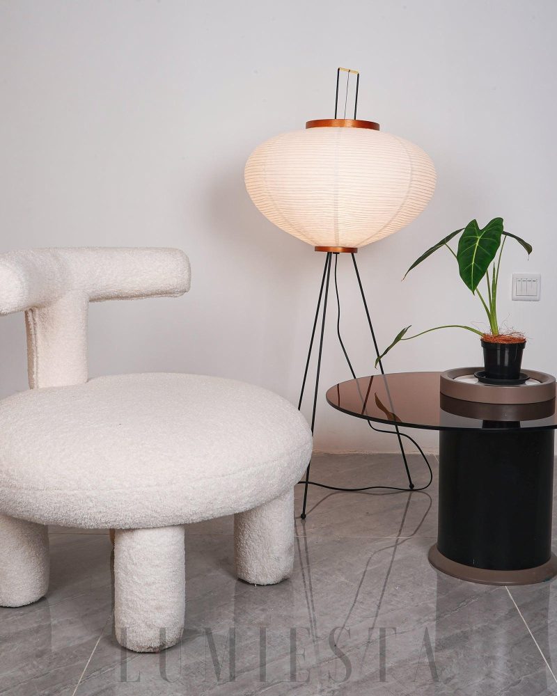 Lampa podłogowa Akari 10A 50cm biały stylowy design