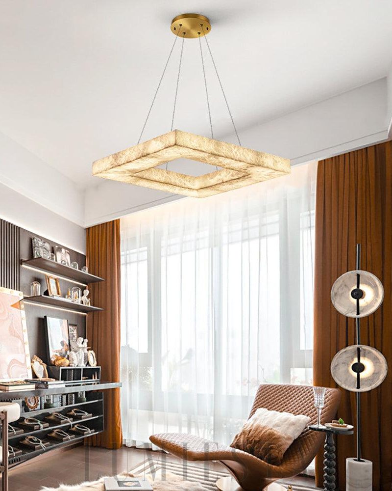 Chander - lampa wisząca w stylu nowoczesnym kwadratowa