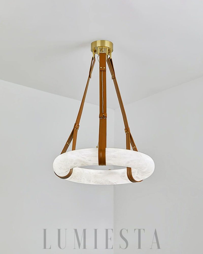Lampa wisząca Oslo Alabaster w stylu nowoczesnym 50cm