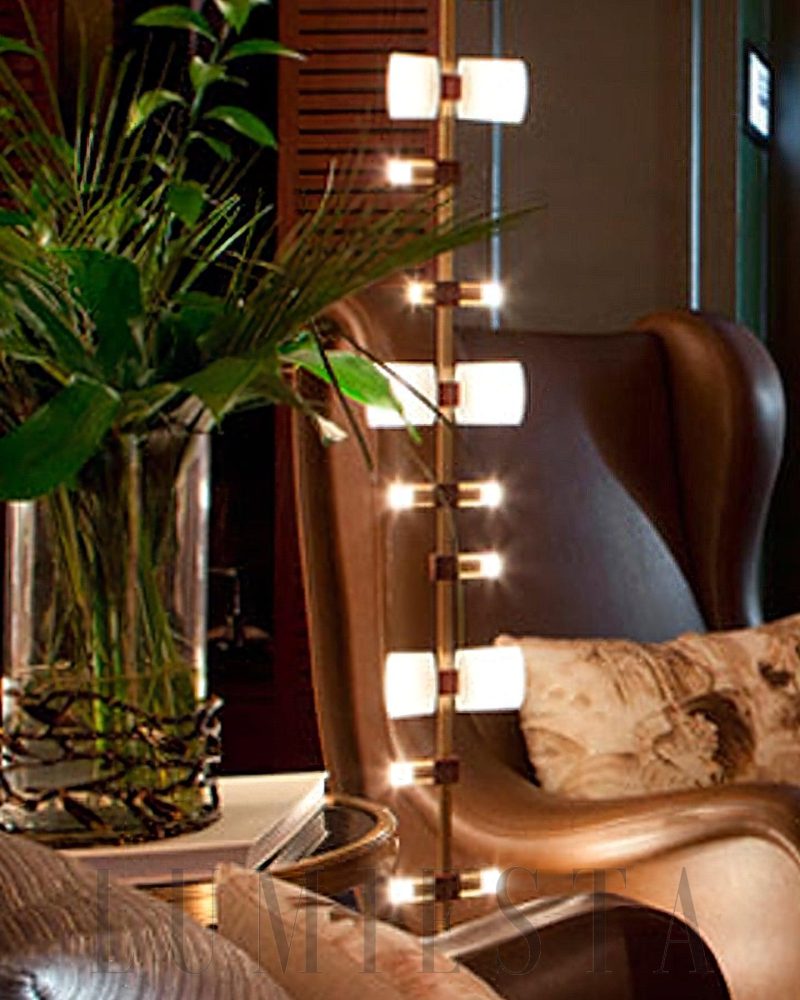 Lampa Wisząca Semper Mia LED Mosiądz 14.3cm Styl Nowoczesny