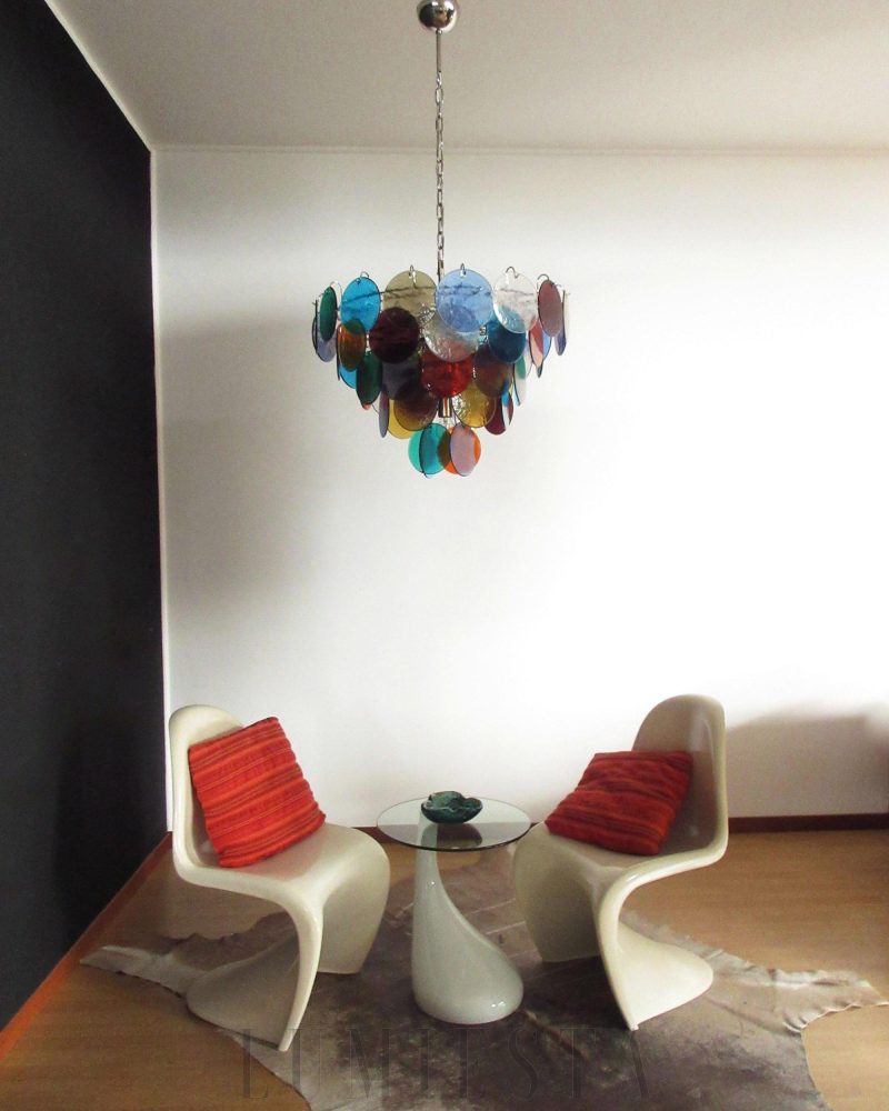 Elegancka żyrandol Murano w kolorze wielokolorowym 70cm