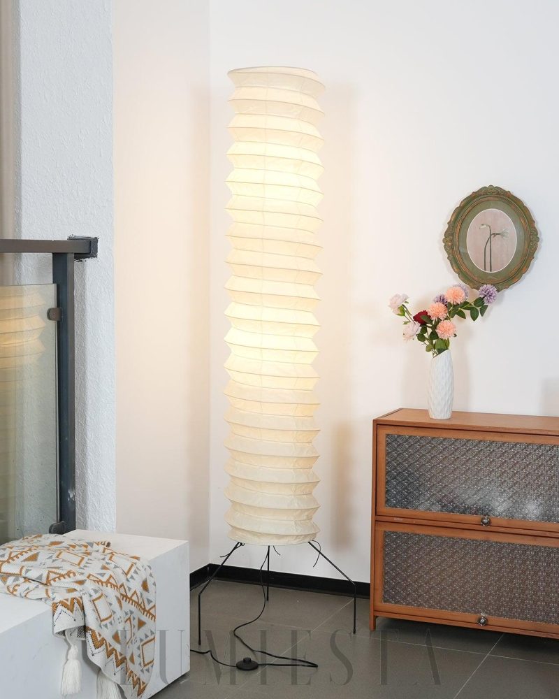 Lampa podłogowa Akari UF4-31N w eleganckim stylu japońskim