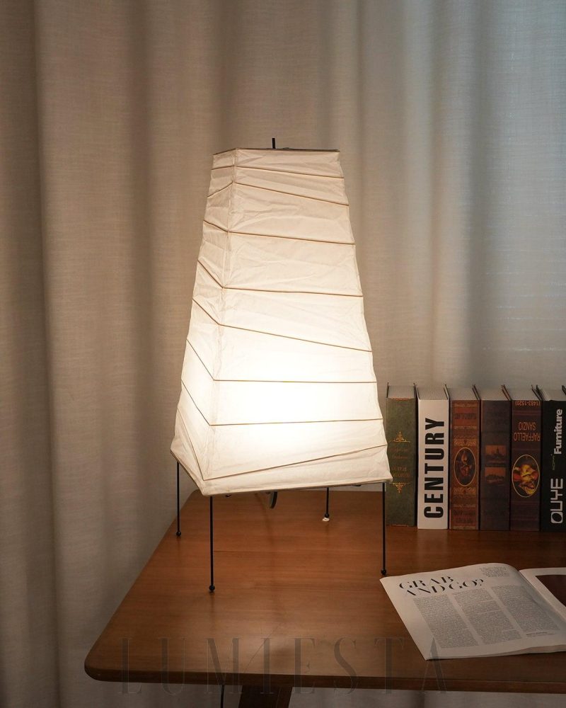 Lampa stołowa Akari 4N w nowoczesnym stylu biała 22cm x 52cm