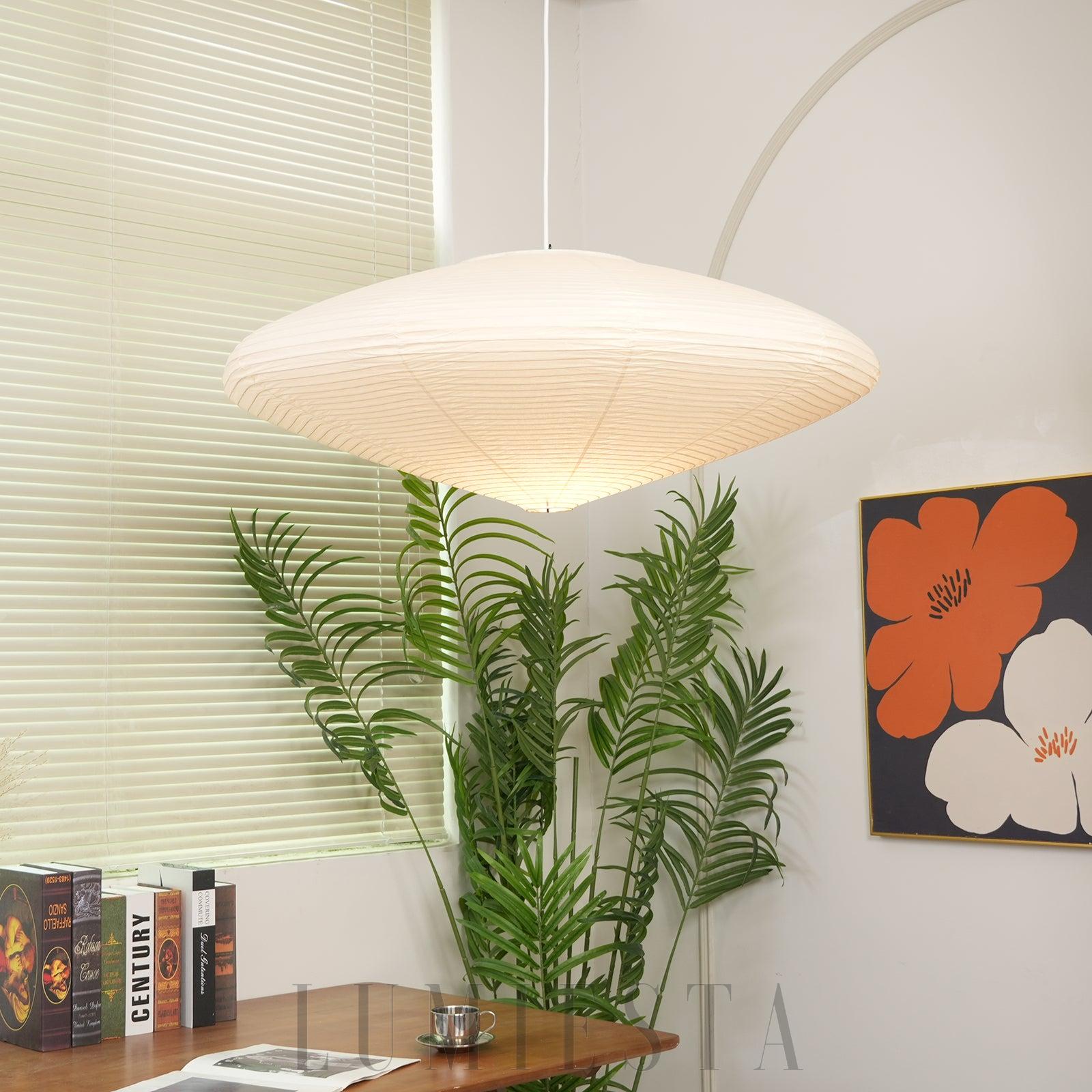 Lampa wisząca Akari 26A biały elegancki design 45cm 65cm 88cm