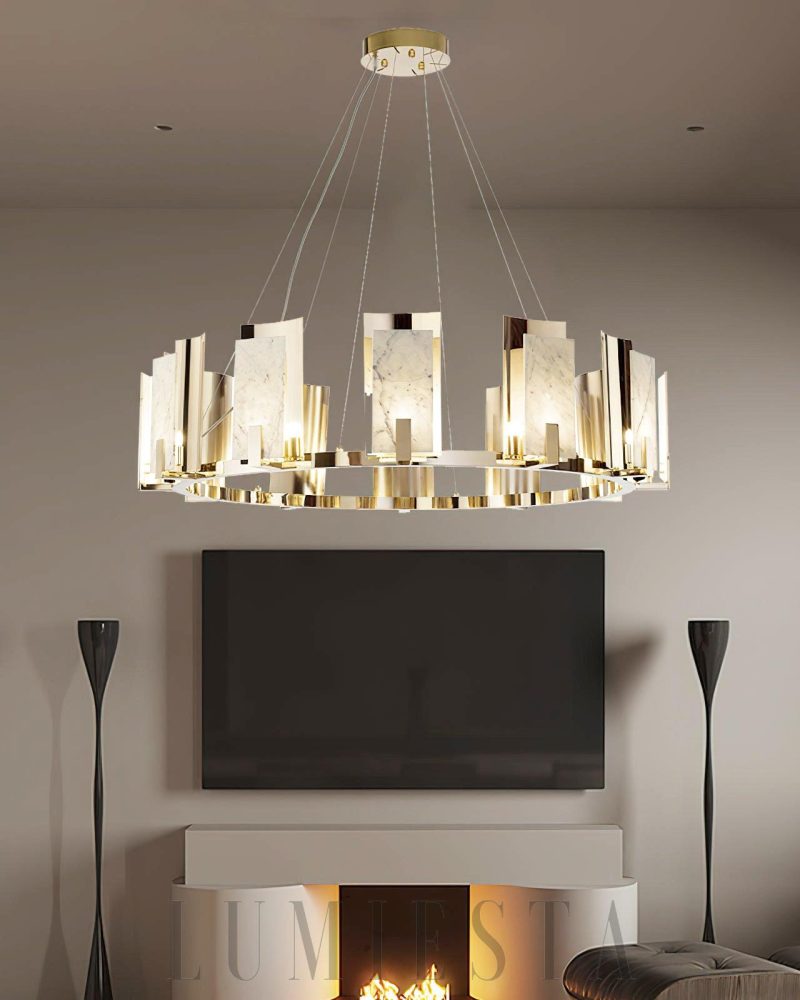 Lumitra - lampa wisząca okrągła w nowoczesnym stylu