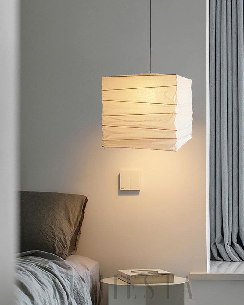 Lampa wisząca Akari 33X 45X w kształcie eleganckiego abażura