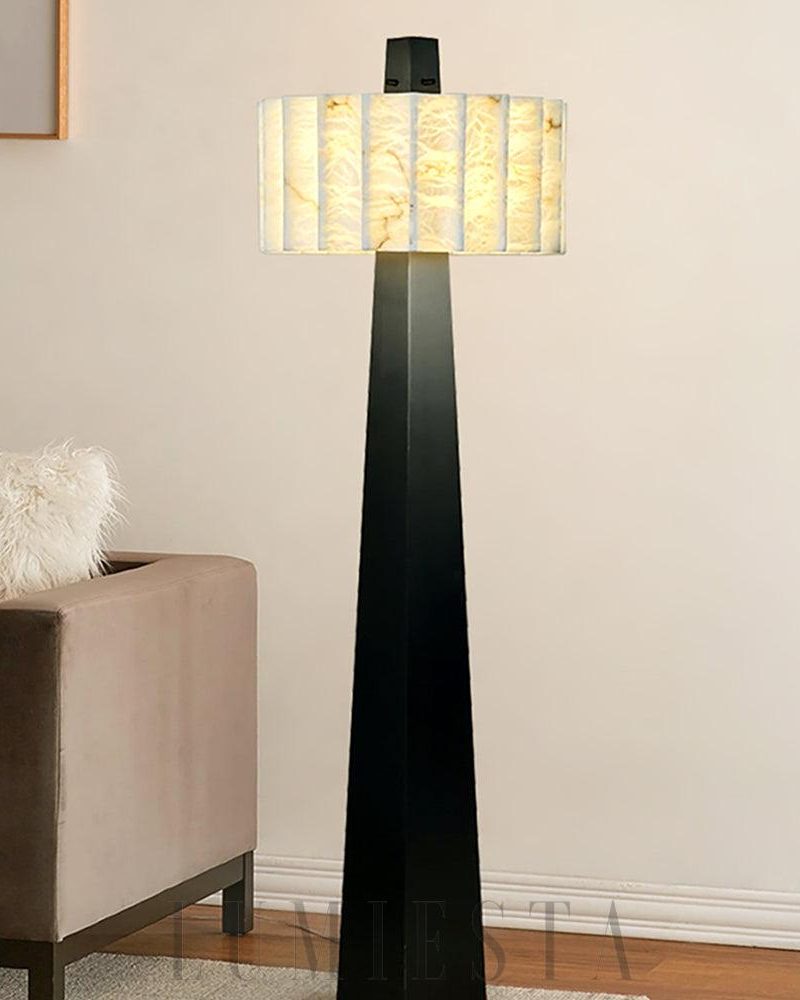 Lampa podłogowa Alabaster Grandeur w nowoczesnym stylu 50cm