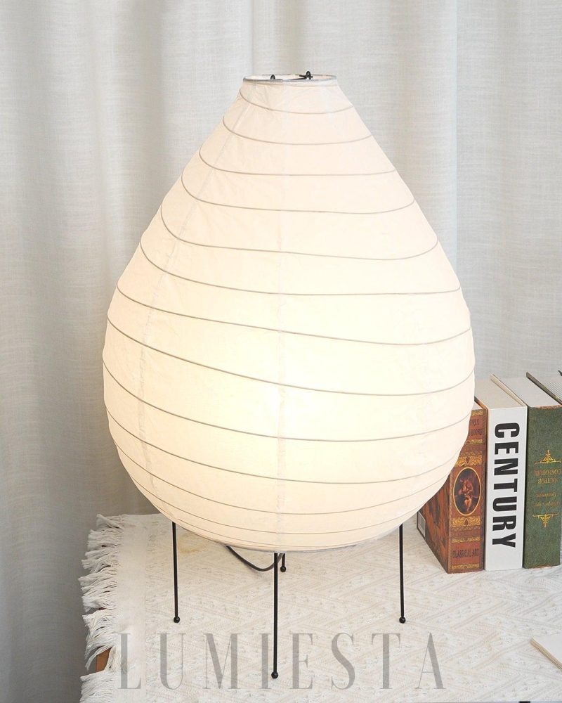 Lampa Stołowa Akari 22N Minimalistyczna z Papieru Waszy 42cm