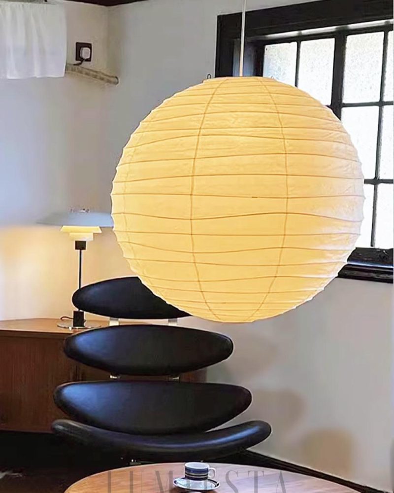 Lampa wisząca Akari 120D w stylu japońskim średnica 120cm