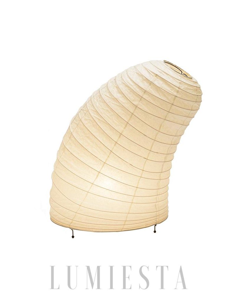 Lampa stołowa Akari VB-13T w stylu japońskim beżowa 38cm
