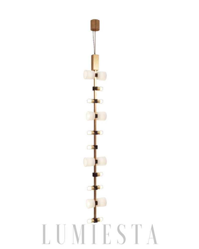 Lampa Wisząca Semper Mia LED Mosiądz 14.3cm Styl Nowoczesny