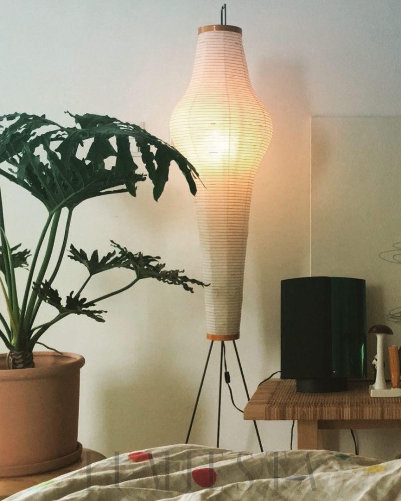 Lampa podłogowa Akari 10A 50cm biały stylowy design