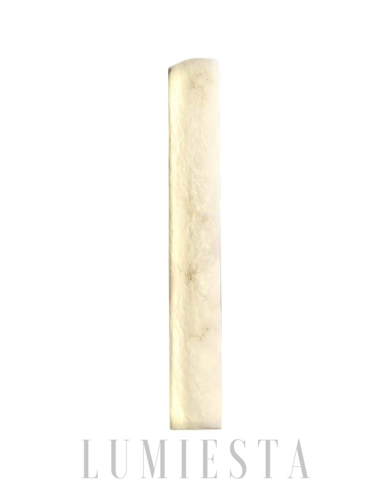 Lampa Ścienna Alabaster Luminara Minimalistyczny Styl Biały