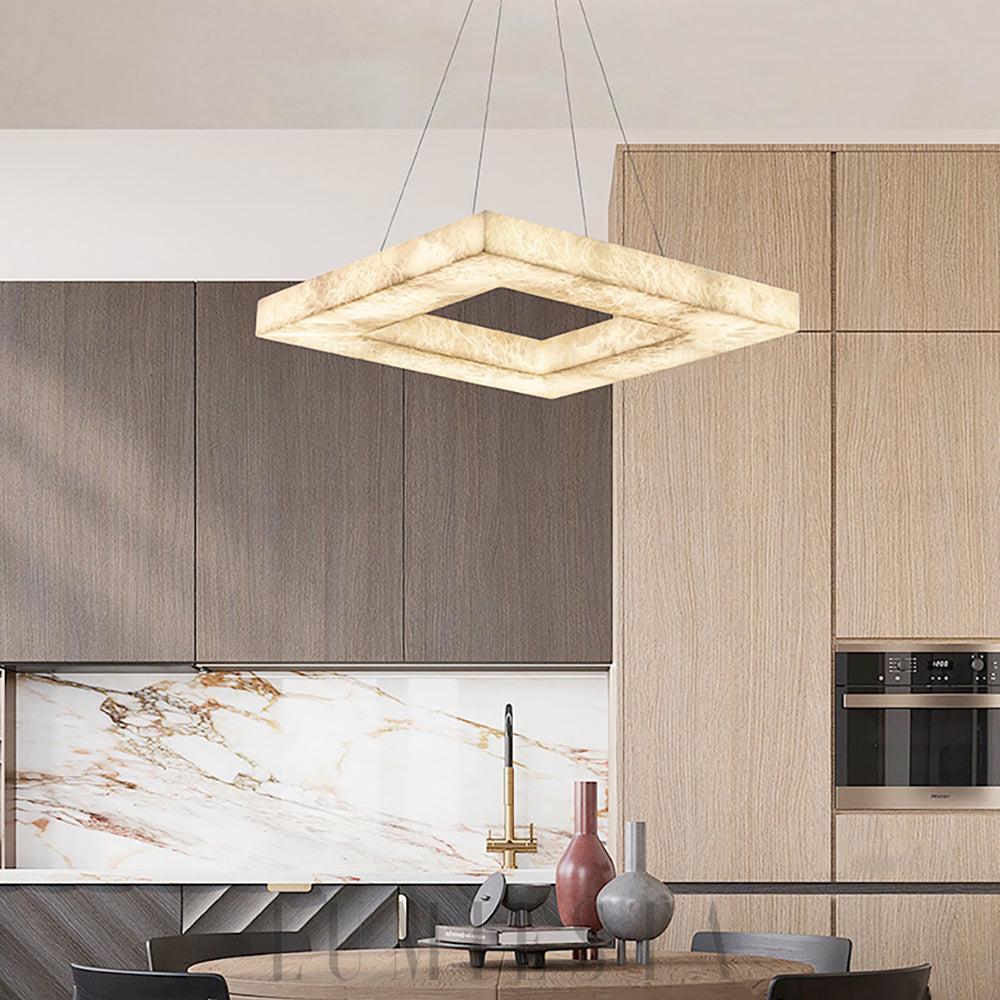 Chander - lampa wisząca w stylu nowoczesnym kwadratowa