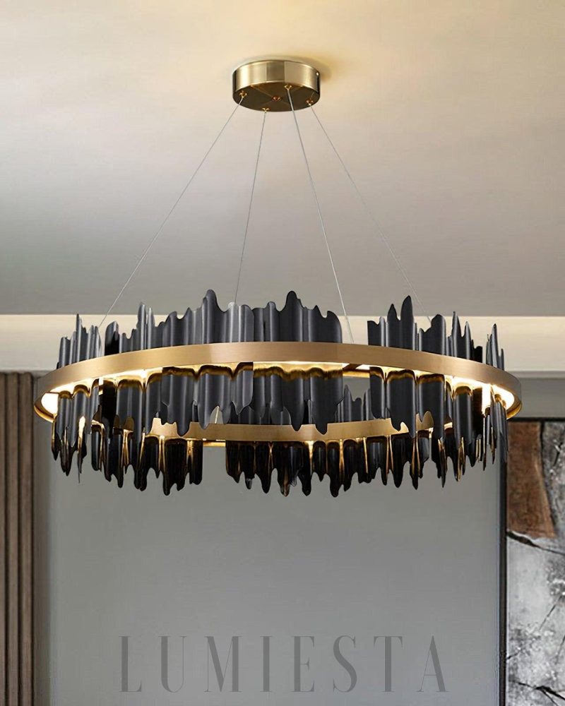 Lampa wisząca Midnight Shadow z regulacją barwy światła