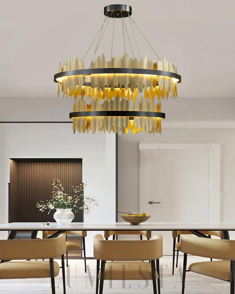 Lampa wisząca Midnight Shadow z regulacją barwy światła