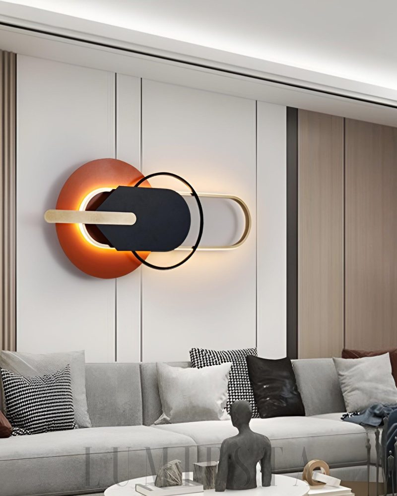 Okrągłe i owalne lampy ścienne w stylu nowoczesnym