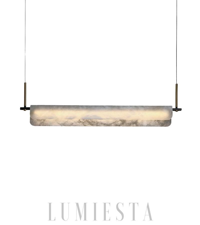 Lampa wisząca Years w stylu marmurowym 100cm lub 120cm