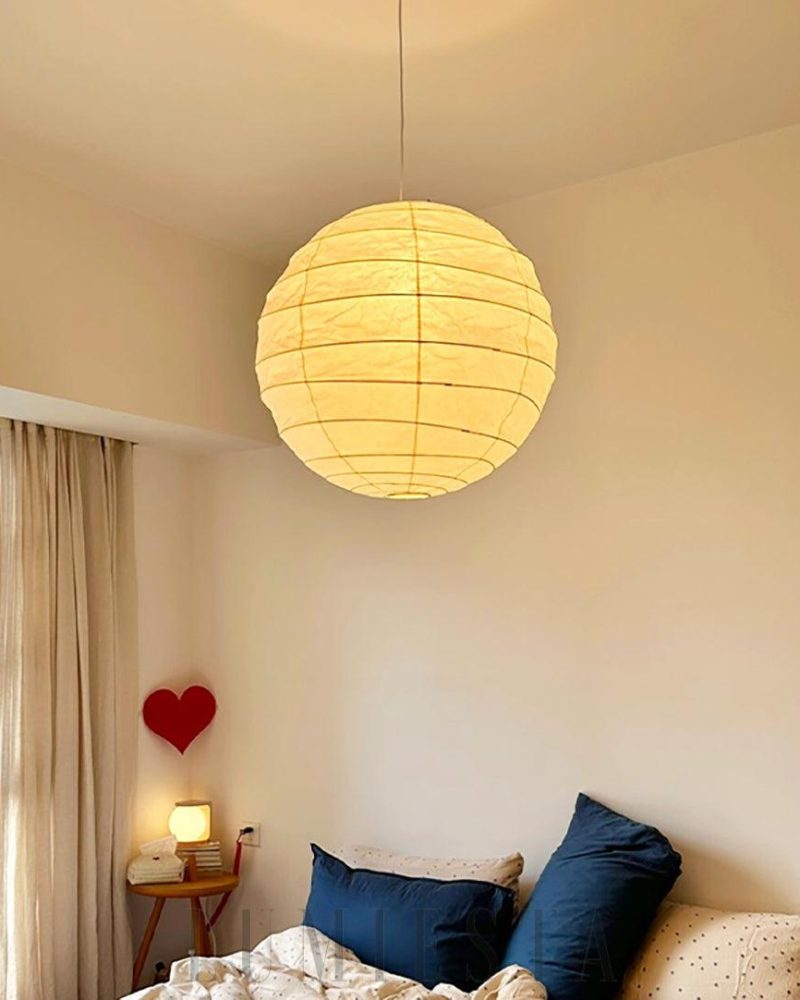 Lampa wisząca Akari 45D o średnicy 45cm w białym kolorze