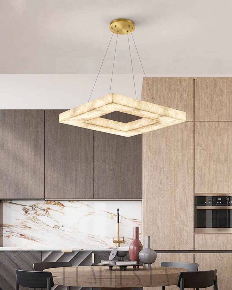 Chander - lampa wisząca w stylu nowoczesnym kwadratowa