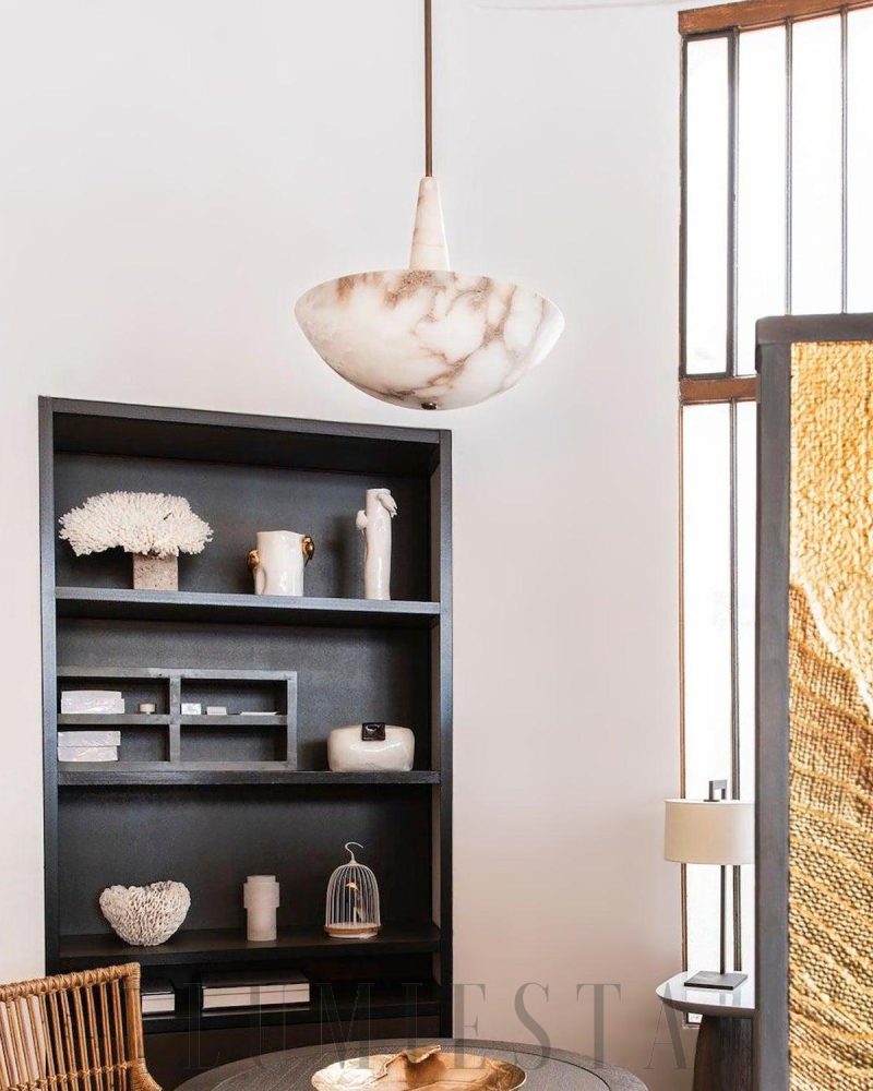 Lampa wisząca Dome Alabaster Domus z naturalnego alabastru