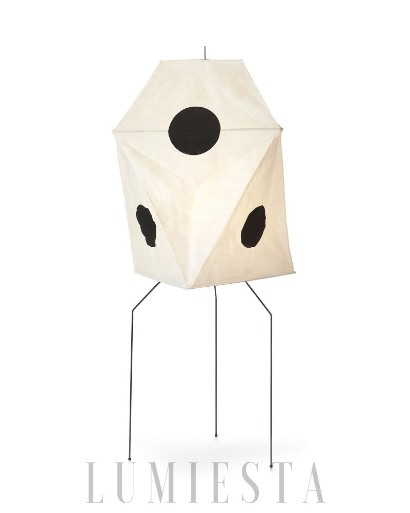 Lampa podłogowa Akari UF3-Q w nowoczesnym stylu biała 48cm 56cm