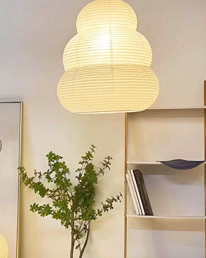 Lampa wisząca Akari 24N w stylu japońskim 40cm biały