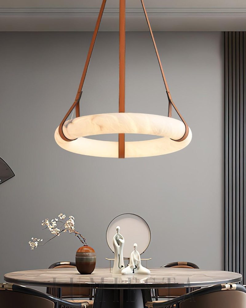 Lampa wisząca Oslo Alabaster w stylu nowoczesnym 50cm