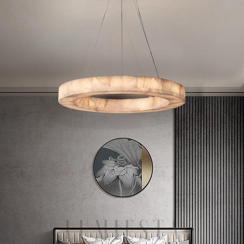 Lampa wisząca Rivage okrągła w stylu minimalistycznym 40cm 50cm 60cm