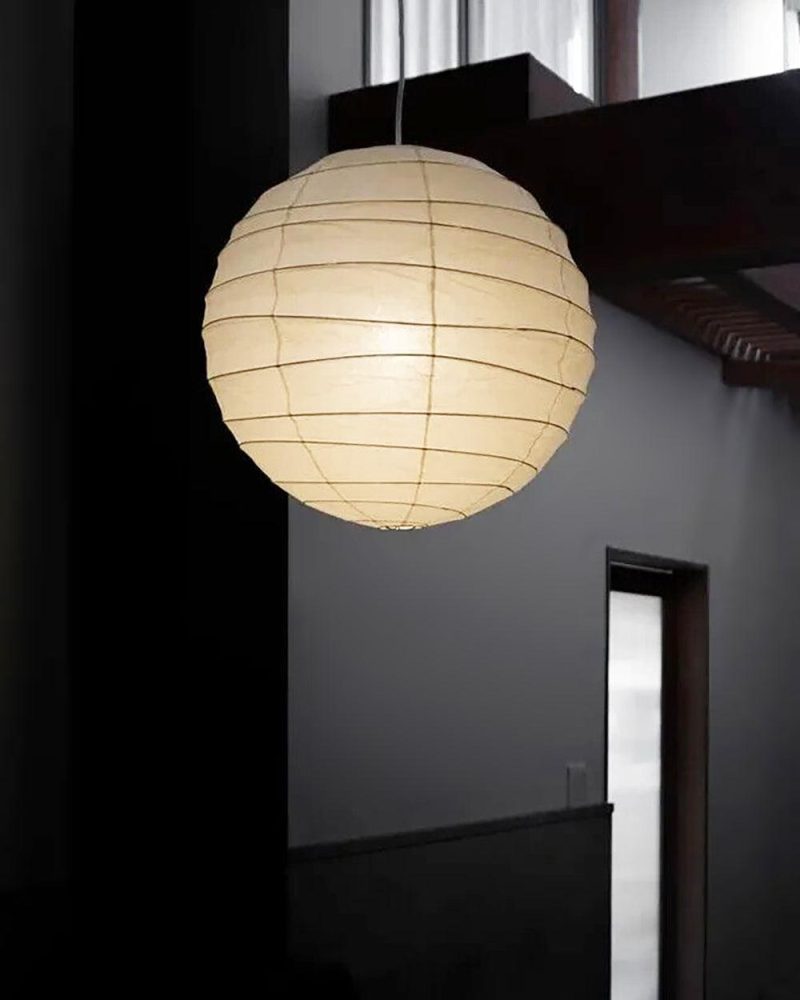 Lampa wisząca Akari 45D o średnicy 45cm w białym kolorze