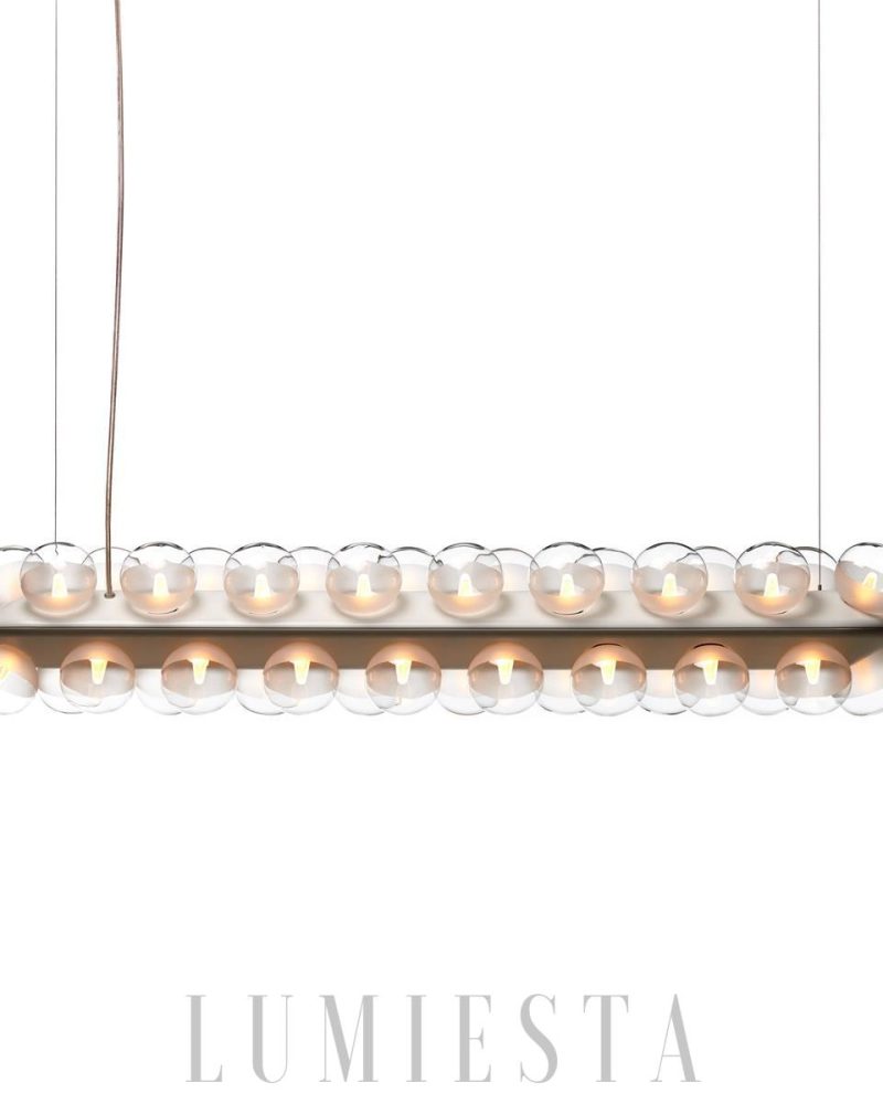 Lampa wisząca Prop Double w stylu nowoczesnym biała