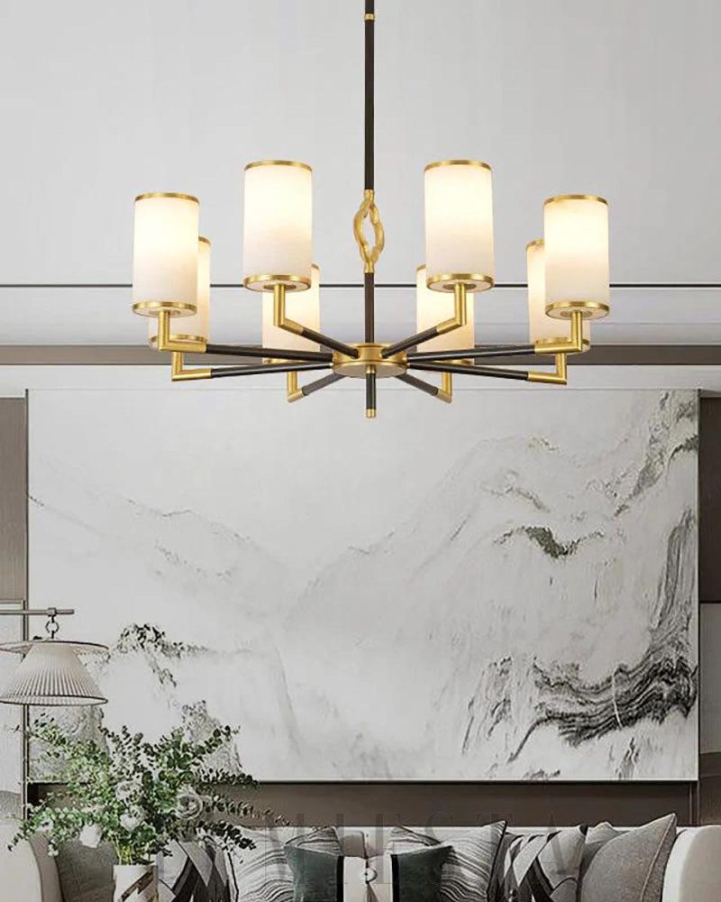 Alaska - lampa wisząca w stylu nowoczesnym z alabastru