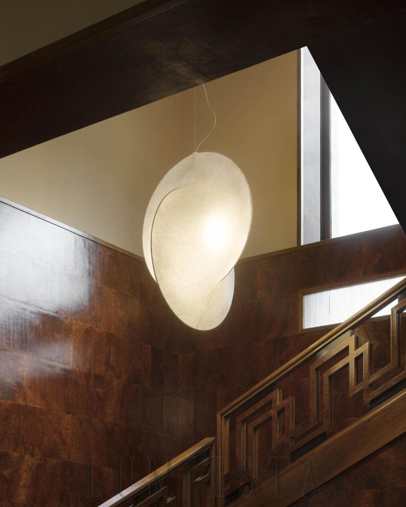 Lampa wisząca Overlap w nowoczesnym stylu Biała 30cm 50cm 65cm 80cm 100cm