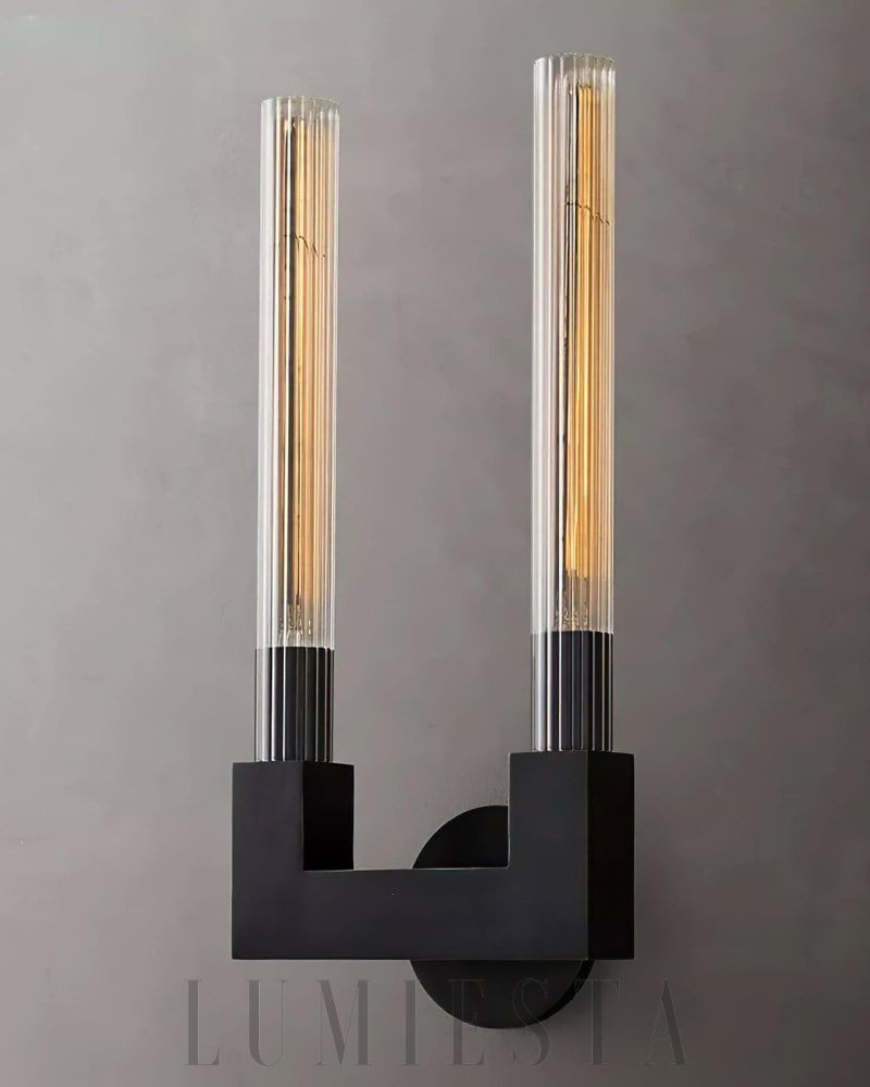 Lampa ścienna Cania Double Sconce w stylu nowoczesnym 21x46 cm