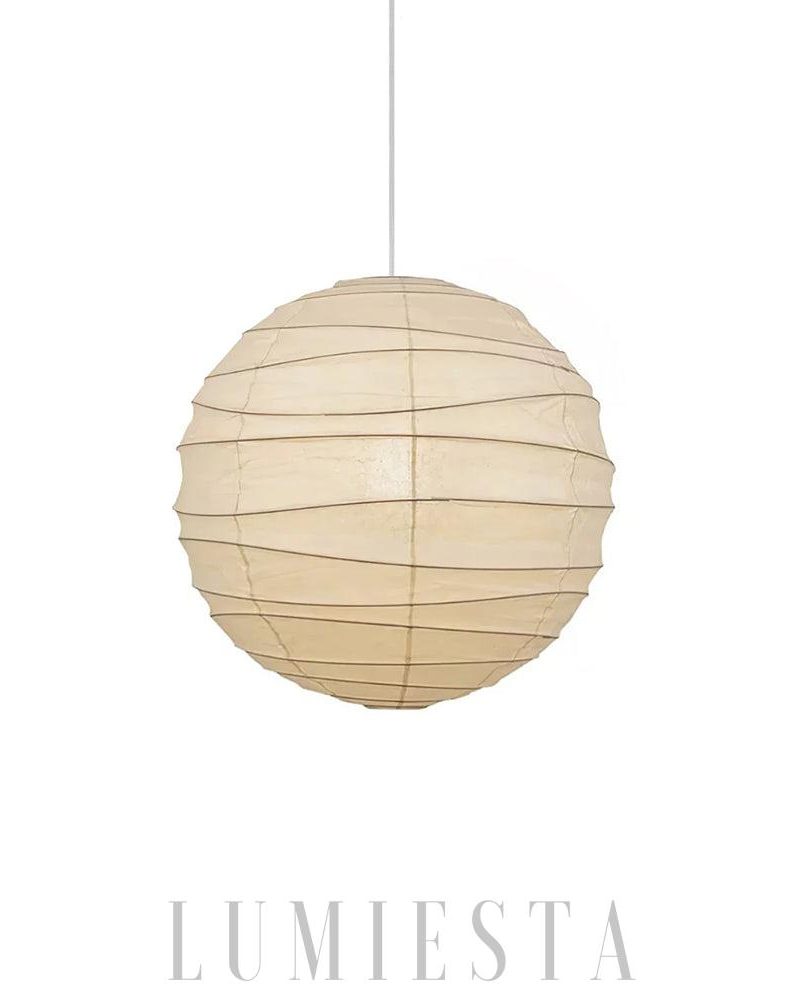 Lampa wisząca Akari 55D w białym kolorze o średnicy 55cm