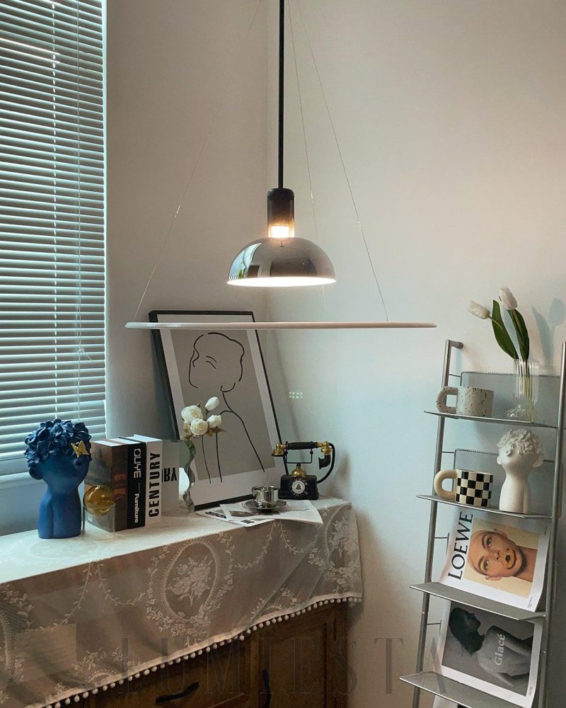 Lampa wisząca Frisbi w stylu nowoczesnym z akrylu 40cm 60cm