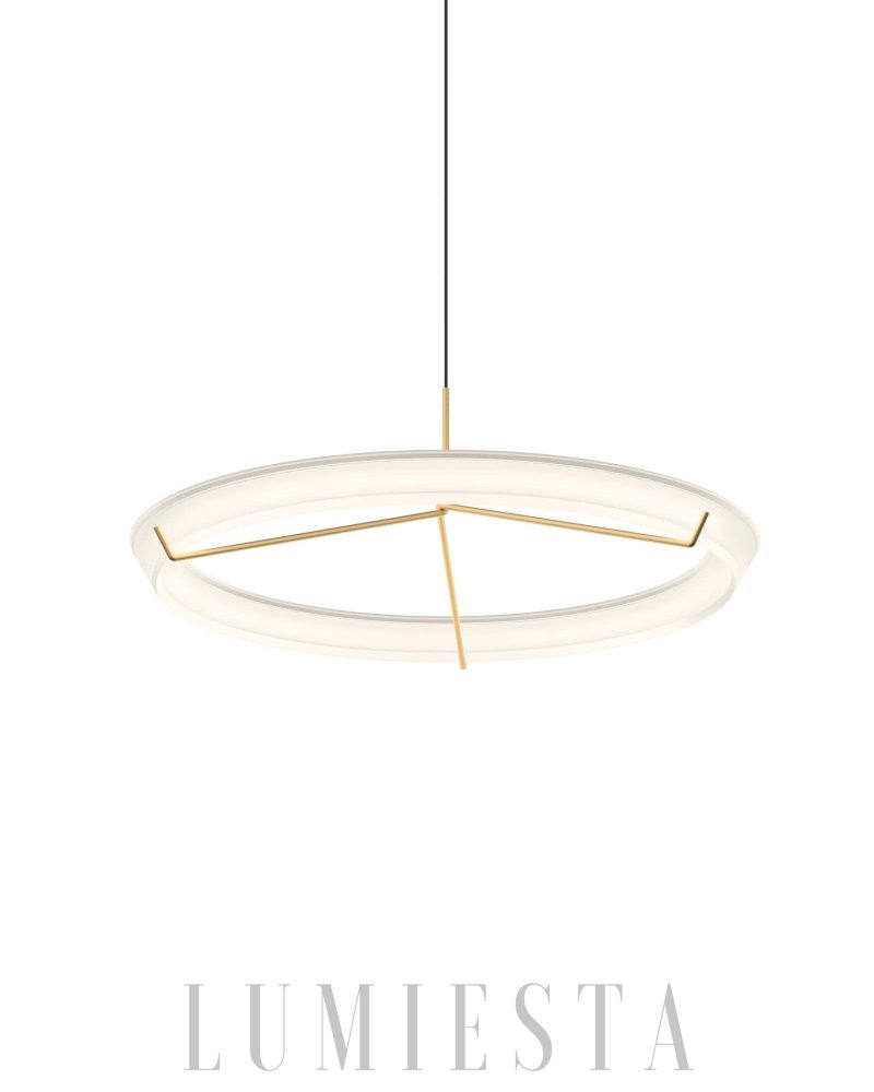 Lampa wisząca Halo Jewel 2350 2351 w kolorze złotym i czarnym