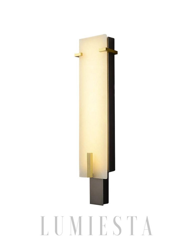 Lampa ścienna Alabaster Tiles w stylu nowoczesnym 54 66 86 cm