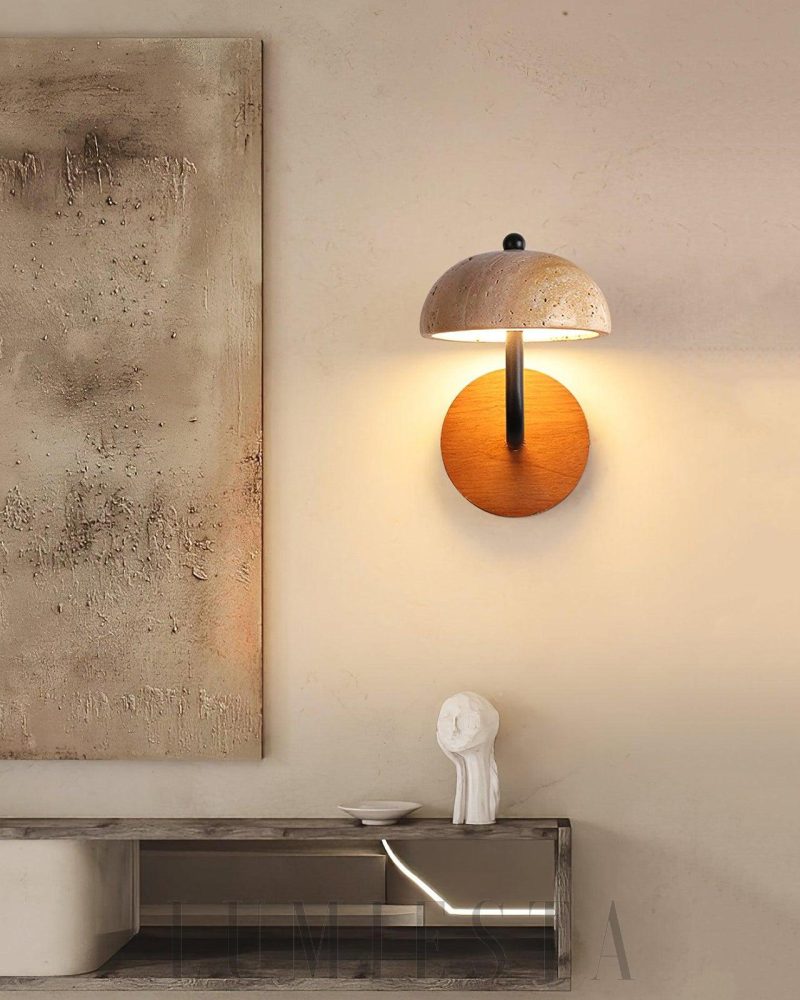 Lampa ścienna Reverse Travertine w stylu nowoczesnym 15cm