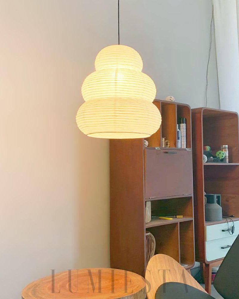 Lampa wisząca Akari 24N w stylu japońskim 40cm biały