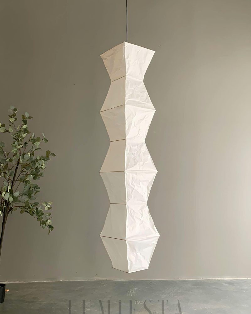 Lampa wisząca Akari L7 w kształcie eleganckiego hexagona