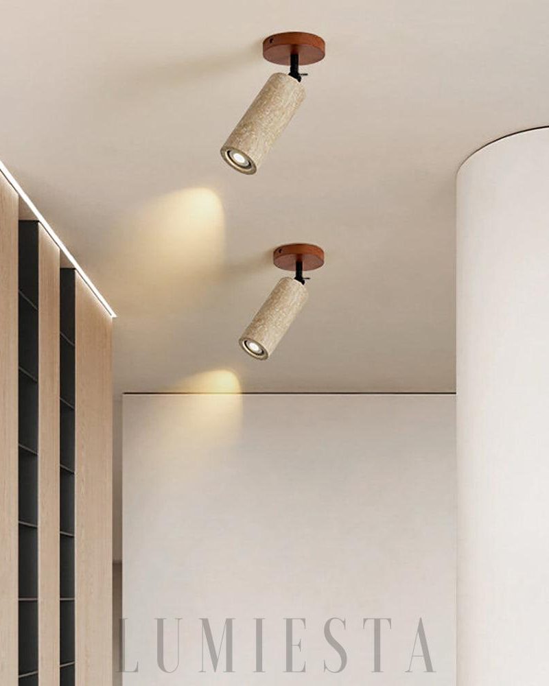 Lampa ścienna Travertine Mireille w stylu nowoczesnym 8cm
