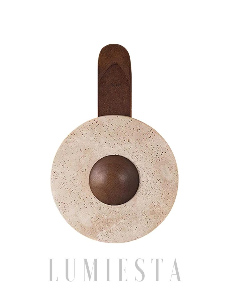 Lampa ścienna Travertine Lunar w stylu nowoczesnym 20cm