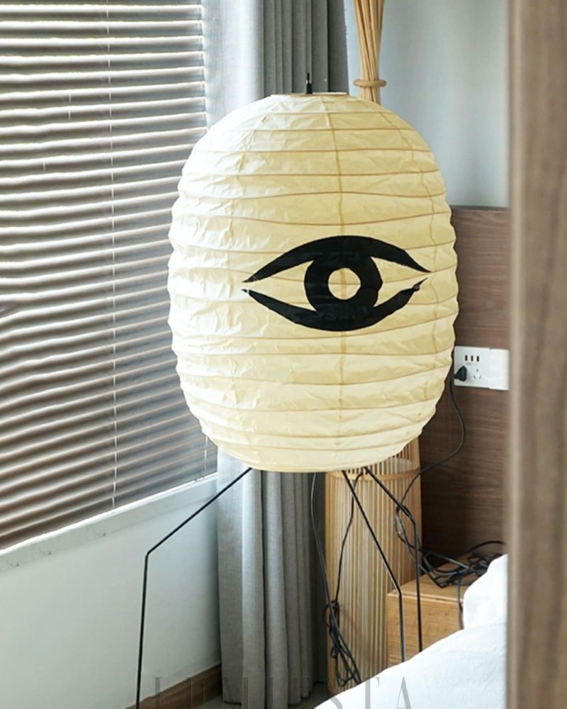 Lampa podłogowa Akari UF3-DL w białym kolorze 50cm x 140cm