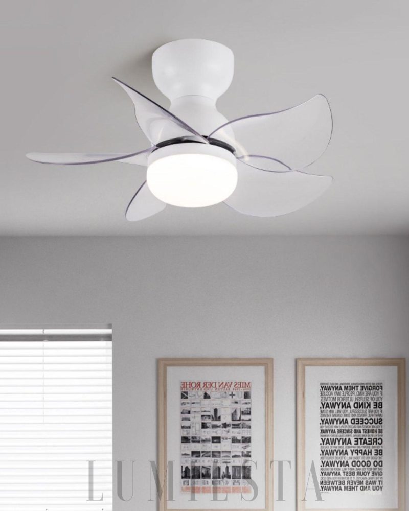 Wentylator sufitowy Remo Nordic z lampą w stylu skandynawskim